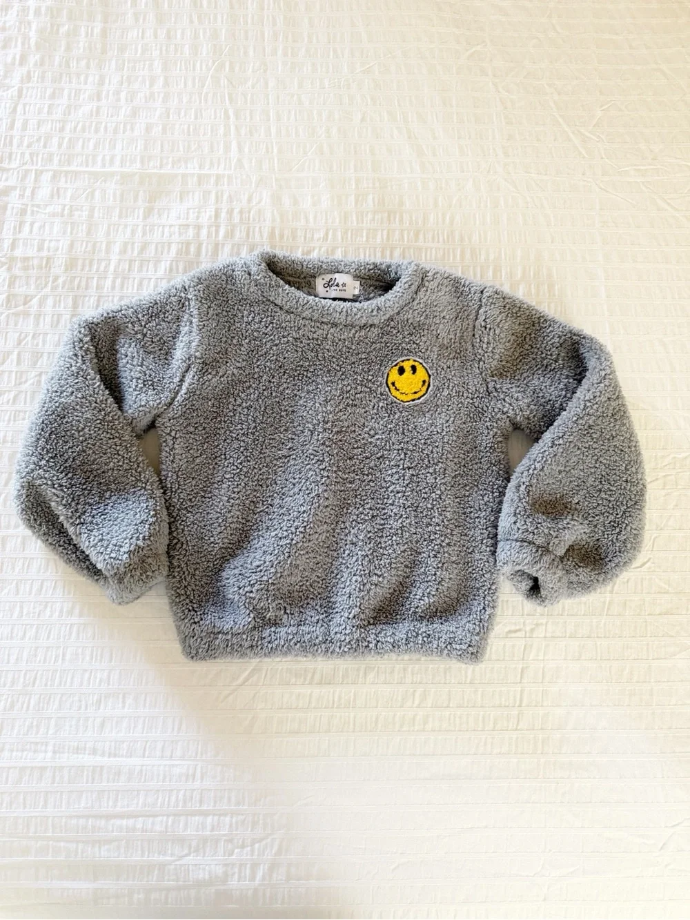 Lola + The Boys Smiley Fleece Set • 2 Years